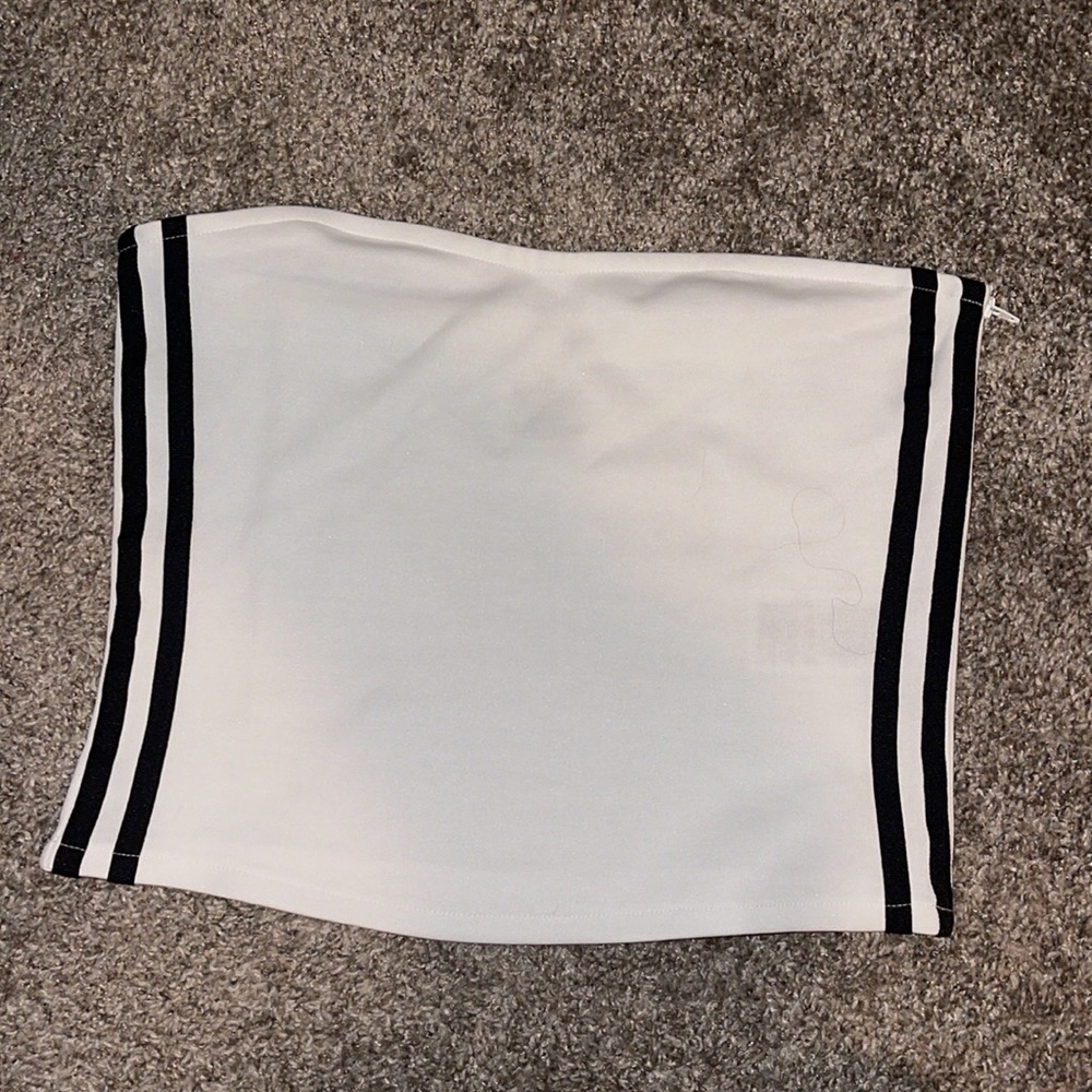 Adidas cropped tube top.